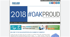 Desktop Screenshot of oaklandchamber.com